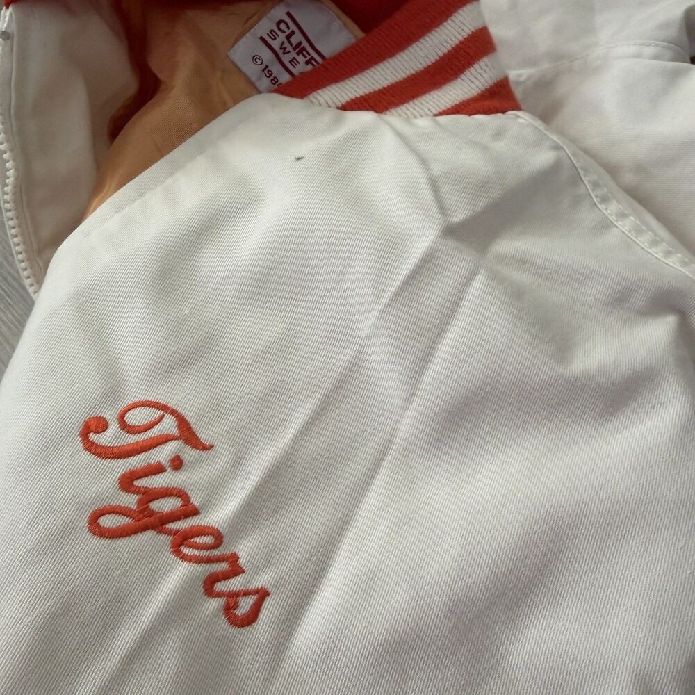 Vintage 1980s Cliff Engle Clemson Varsity Jacket Large Made in USA READ - Picture 14 of 14